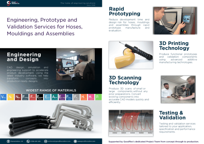 Engineering, Prototype and Validation Services for Hoses, Mouldings and Assemblies